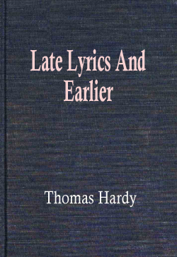 Late Lyrics And Earlier