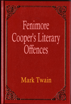 Fenimore Coopers Literary Offences