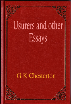 Usurers and other Essays